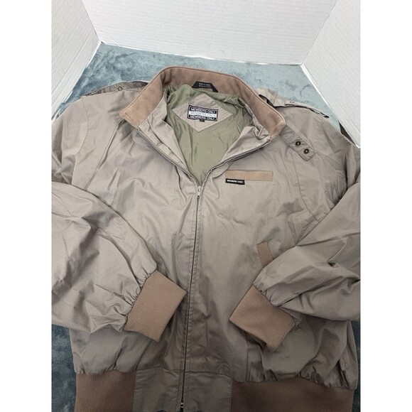 Vintage 90s Members Only Racer Jacket Men's Size Large Windbreaker Jacket - Picture 8 of 13